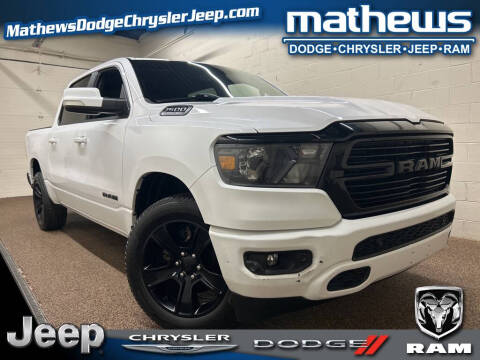 2020 RAM 1500 for sale at MATHEWS DODGE INC in Marion OH
