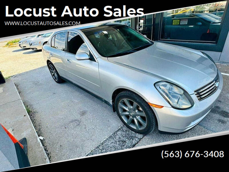 2004 Infiniti G35X for sale at Locust Auto Sales in Davenport IA