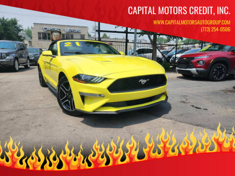 2021 Ford Mustang for sale at Capital Motors Credit, Inc. in Chicago IL