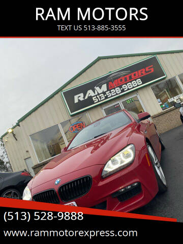 2012 BMW 6 Series for sale at RAM MOTORS in Cincinnati OH