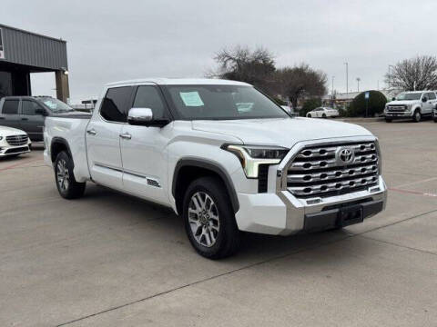 2022 Toyota Tundra for sale at KIAN MOTORS INC in Plano TX