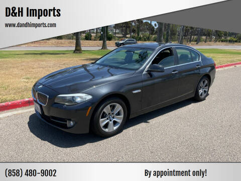 2013 BMW 5 Series for sale at D&H Imports in San Diego CA