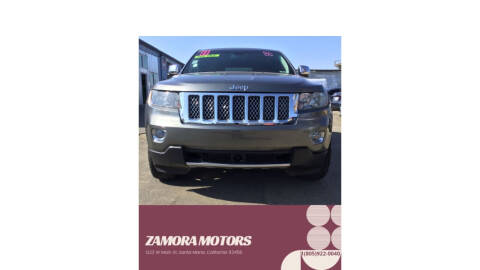2011 Jeep Grand Cherokee for sale at ZAMORA MOTORS SM in Santa Maria CA