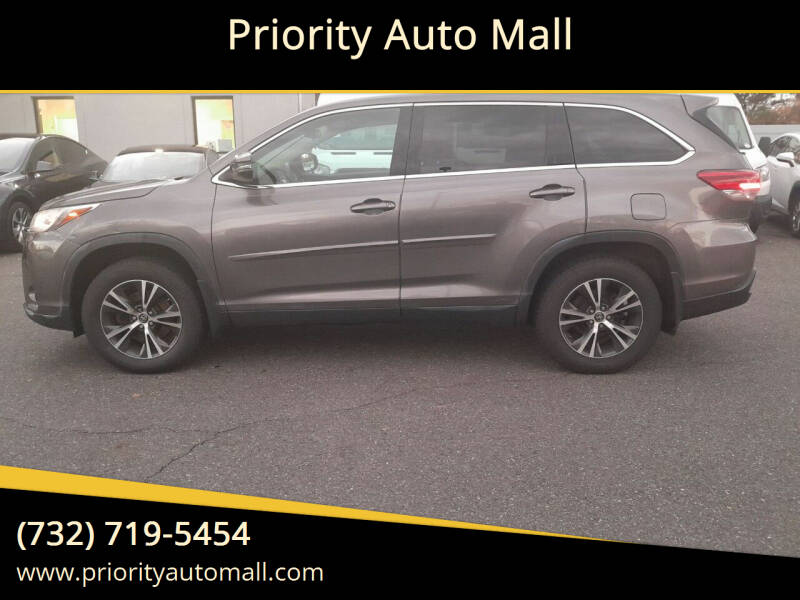 2019 Toyota Highlander for sale at Priority Auto Mall in Lakewood NJ