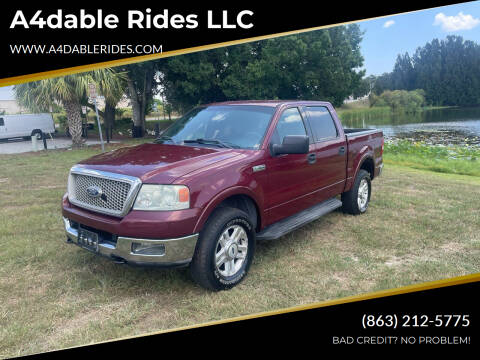 2004 Ford F-150 for sale at A4dable Rides LLC in Haines City FL