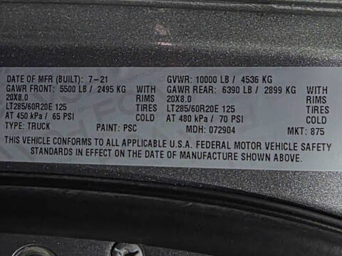 2021 RAM 2500 Laramie