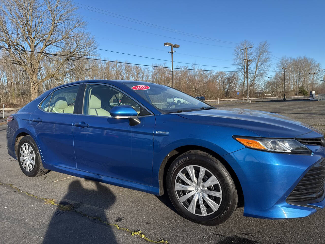 used 2020 Toyota Camry Hybrid car, priced at $21,999
