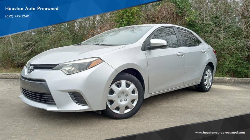 2015 Toyota Corolla for sale at Houston Auto Preowned in Houston TX