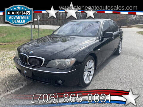 2008 BMW 7 Series for sale at Stonegate Auto Sales in Cleveland GA