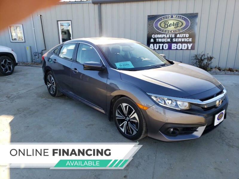 2017 Honda Civic for sale at BERG AUTO MALL & TRUCKING INC in Beresford SD