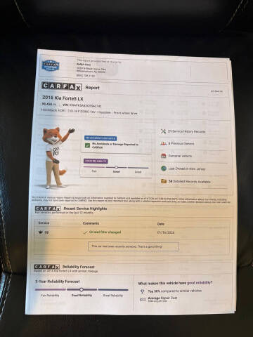 2016 Kia Forte5 LX