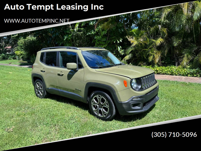 2015 Jeep Renegade for sale at Auto Tempt  Leasing Inc - Auto Tempt Leasing Inc in Miami FL