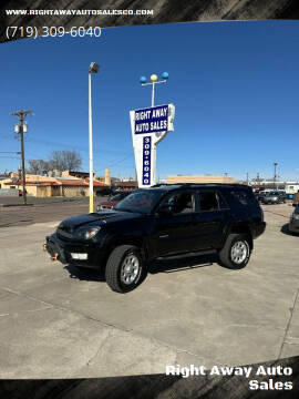 2005 Toyota 4Runner for sale at Right Away Auto Sales in Colorado Springs CO