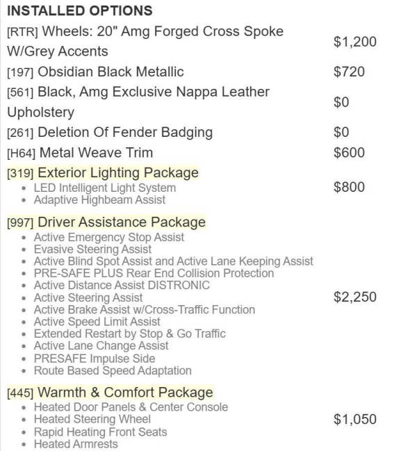 2019 Mercedes-Benz E-Class AMG E 63 S