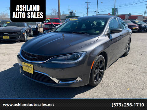 2015 Chrysler 200 for sale at ASHLAND AUTO SALES in Columbia MO
