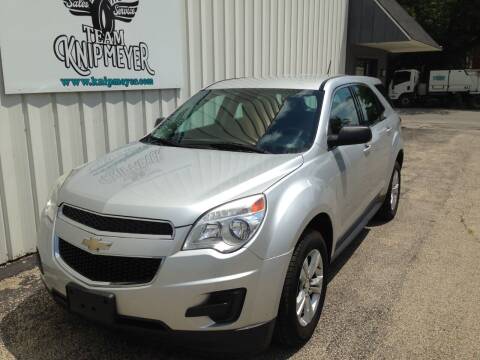2014 Chevrolet Equinox for sale at Team Knipmeyer in Beardstown IL