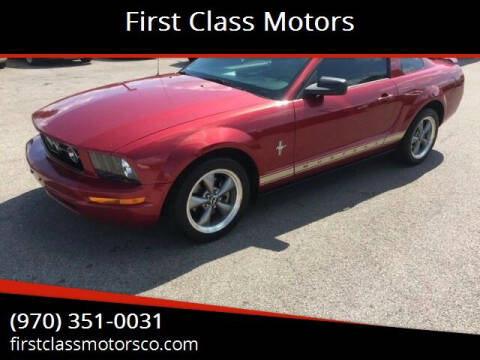 2006 Ford Mustang for sale at First Class Motors in Greeley CO