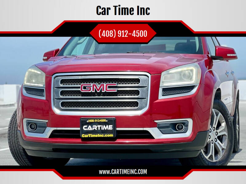 2013 GMC Acadia for sale at Car Time Inc in San Jose CA