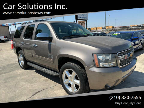 2013 Chevrolet Tahoe for sale at Car Solutions Inc. in San Antonio TX