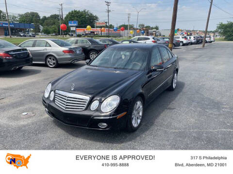 2009 Mercedes-Benz E-Class for sale at Car Nation in Aberdeen MD