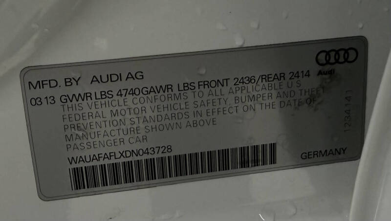 2013 Audi A4 2.0T Premium