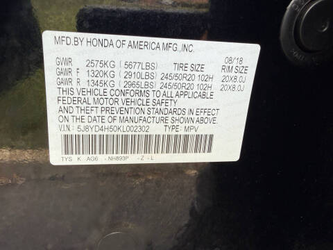 2019 Acura MDX SH-AWD w/Tech