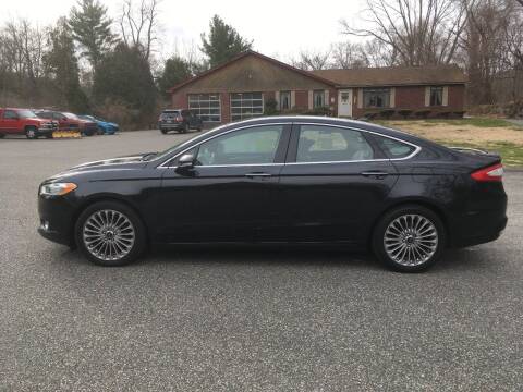 2013 Ford Fusion for sale at Lou Rivers Used Cars in Palmer MA