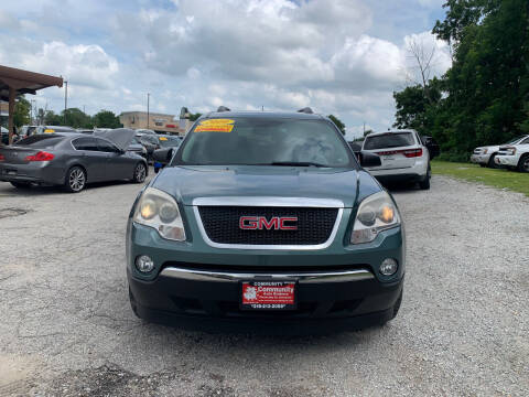 2010 GMC Acadia for sale at Community Auto Brokers in Crown Point IN