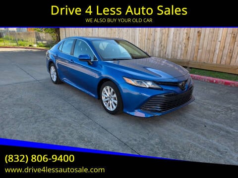 2020 Toyota Camry for sale at Drive 4 Less Auto Sales in Houston TX