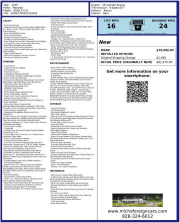 2019 Maserati Ghibli S