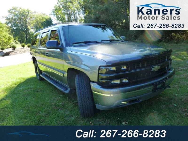 2001 Chevrolet Suburban for sale at Kaners Motor Sales in Huntingdon Valley PA
