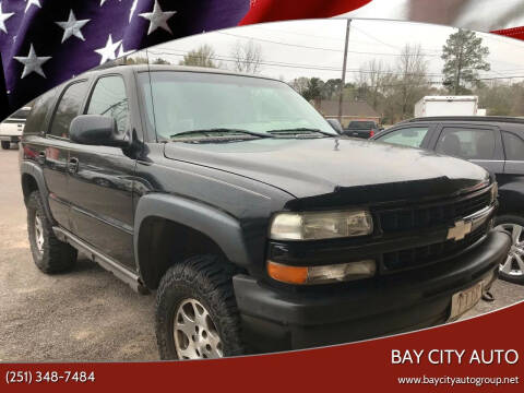2003 Chevrolet Tahoe for sale at Bay City Auto's in Mobile AL