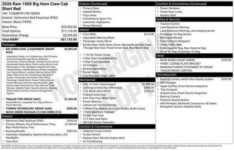 2026 RAM 1500