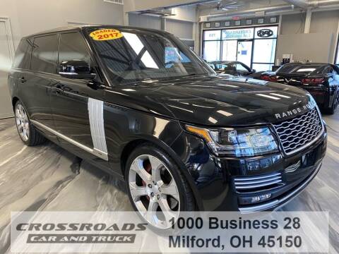 2017 Land Rover Range Rover for sale at Crossroads Car & Truck in Milford OH