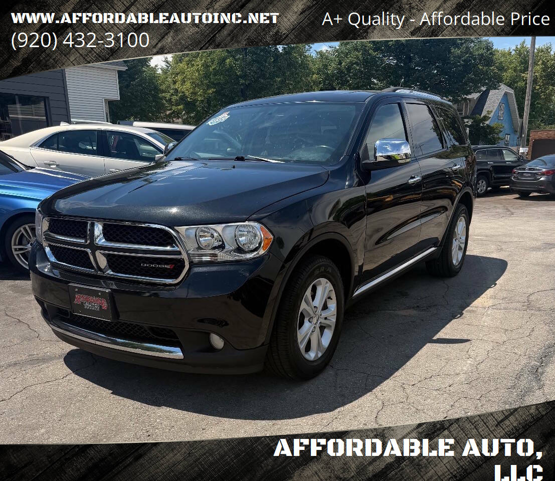 Black 2013 Dodge Durango Crew AWD Crew 4dr SUV 1
