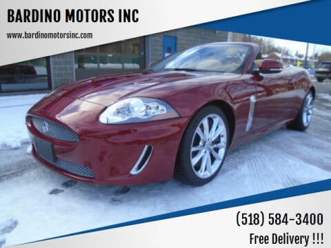 2010 Jaguar XK for sale at BARDINO MOTORS INC in Saratoga Springs NY