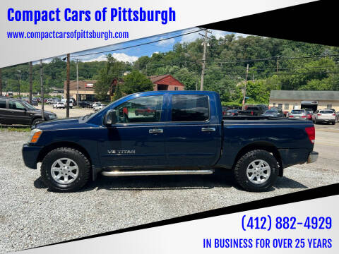 2007 Nissan Titan for sale at Compact Cars of Pittsburgh in Pittsburgh PA