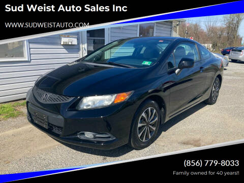 2012 Honda Civic for sale at Sud Weist Auto Sales Inc in Maple Shade NJ