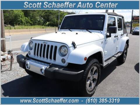 2017 Jeep Wrangler Unlimited for sale at Scott Schaeffer Auto Center in Birdsboro PA