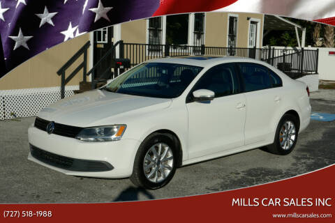 2011 Volkswagen Jetta for sale at MILLS CAR SALES INC in Clearwater FL