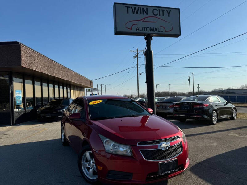 2014 Chevrolet Cruze for sale at TWIN CITY AUTO MALL in Bloomington IL