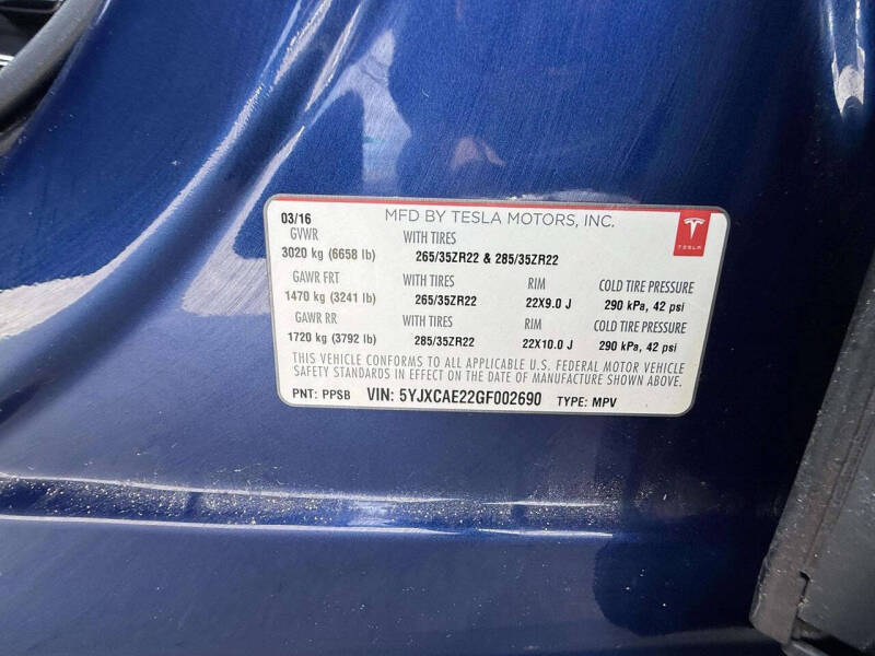 2016 Tesla Model X 90D