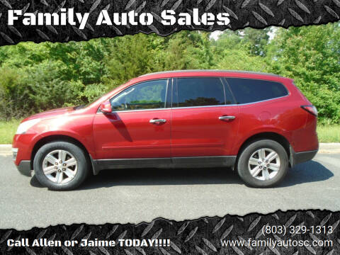 2013 Chevrolet Traverse for sale at Family Auto Sales in Rock Hill SC