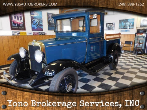 1929 Chevrolet Apache for sale at Yono Brokerage Services, INC in Farmington MI