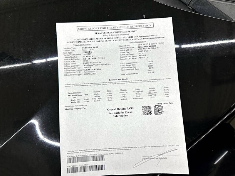 2014 Porsche Cayenne S Hybrid