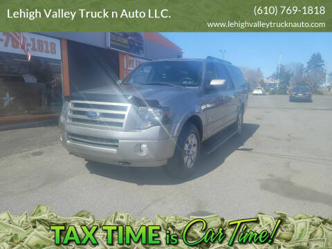 2008 Ford Expedition EL for sale at Lehigh Valley Truck n Auto LLC. in Schnecksville PA