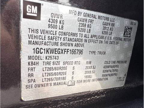 2015 Chevrolet Silverado 2500HD