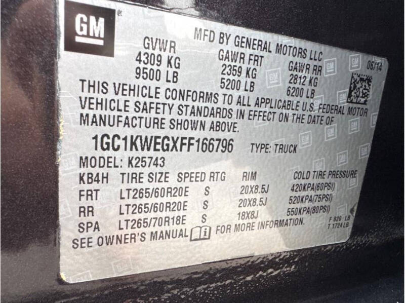 2015 Chevrolet Silverado 2500HD