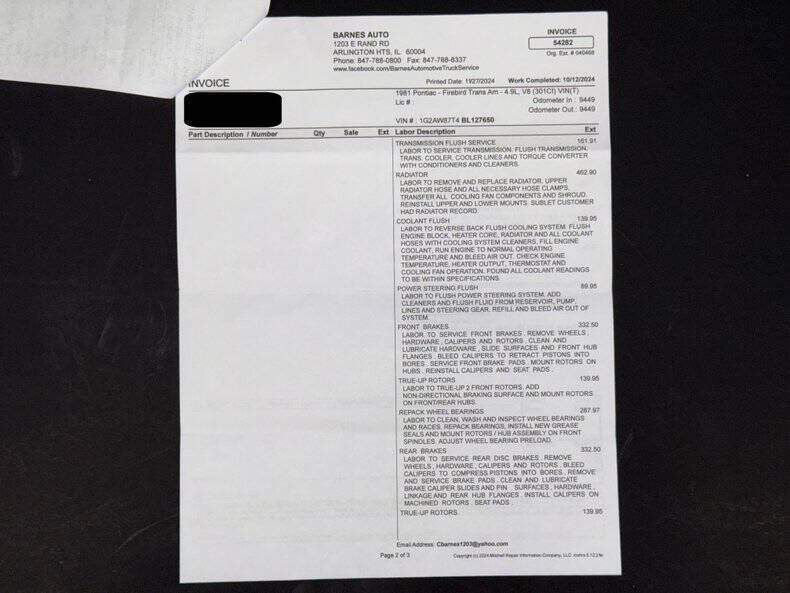 1981 Pontiac Firebird Trans Am