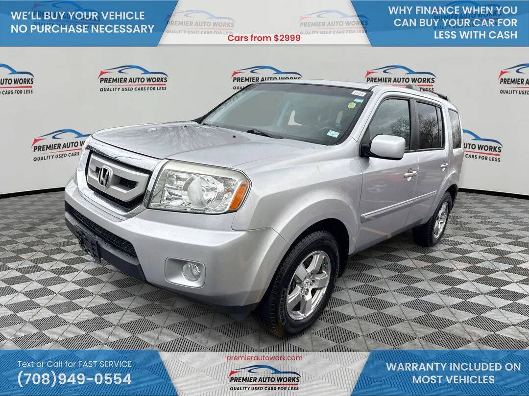 Alabaster Silver Metallic 2010 Honda Pilot EX EX 4dr SUV 1